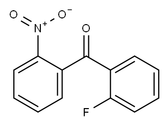 2-FLUORO-2'-NITROBENZOPHENONE Structure