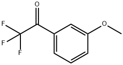 2,2,2-トリフルオロ-1-(3-メトキシフェニル)エタノン 化学構造式