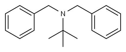 N,N-二苄基叔丁胺, 30923-82-1, 结构式