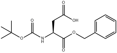 Boc-L-天冬氨酸 1-苄酯, 30925-18-9, 结构式