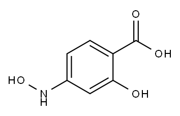 Salicylic  acid,  4-(hydroxyamino)-  (7CI,8CI) Structure
