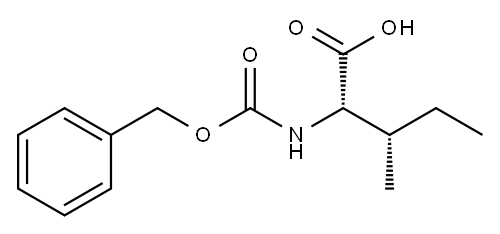 N-カルボベンゾキシ-L-イソロイシン 化学構造式