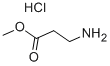 3-氨基丙酸甲酯盐酸盐, 3196-73-4, 结构式