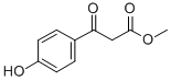 4-ヒドロキシベンゾイル酢酸 メチル 化学構造式