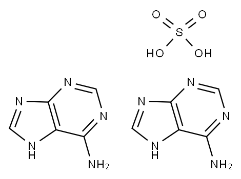 アデニン硫酸塩二水和物 化学構造式