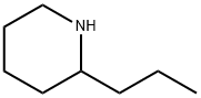 (2R)-2α-プロピルピペリジン 化学構造式