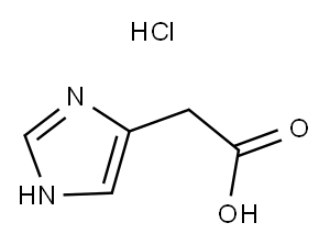 4-咪唑乙酸盐酸盐 结构式