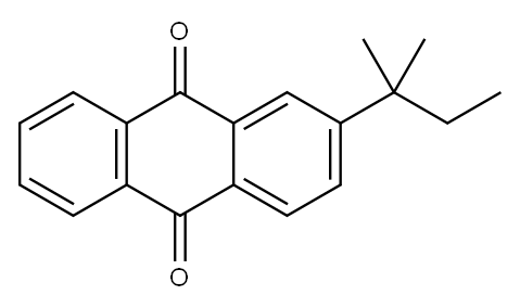 2-(1,1-Dimethylpropyl)anthraquinone Structure