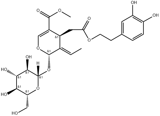 橄榄苦苷, 32619-42-4, 结构式