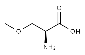 (S)-2-Amino-3-methoxypropanoic acid Structure