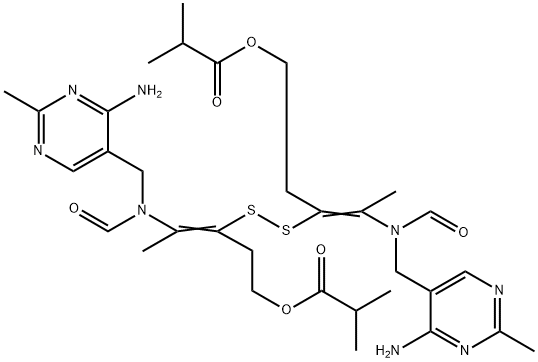 舒布硫胺, 3286-46-2, 结构式