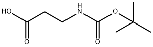Boc-beta-丙氨酸, 3303-84-2, 结构式