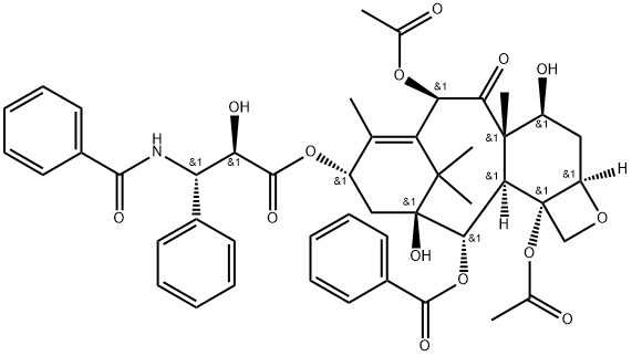 紫杉醇, 33069-62-4, 结构式