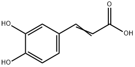 カフェイン酸 化学構造式