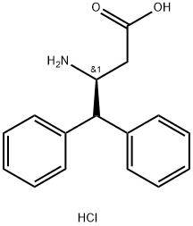(S)-3-Amino-4,4-diphenylbutyric acid hydrochloride Structure