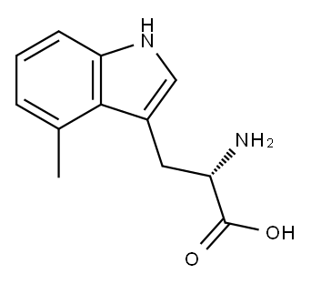 (S)-2-AMINO-3-(4-METHYL-1H-INDOL-3-YL)-PROPIONIC ACID|L-4-甲基色氨酸
