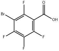 3-溴-2,4,5,6-四氟苯甲酸, 33564-64-6, 结构式