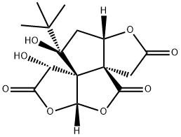 白果内酯, 33570-04-6, 结构式