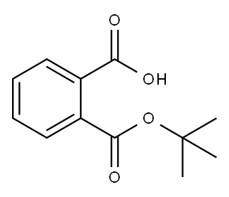 邻苯二甲酸氢叔丁酯, 33693-84-4, 结构式