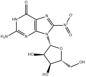 8-Nitro-D-guanosine, 337536-53-5, 结构式
