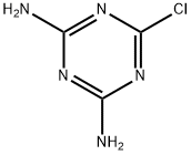 2-氯-4,6-二氨-1,3,5-三嗪, 3397-62-4, 结构式