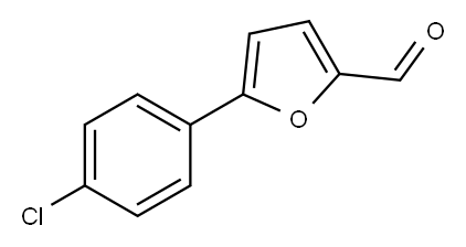 5-(4-氯苯基)糠醛 结构式