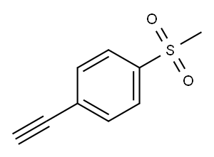 1-乙炔-4-(甲基磺酰基)-苯, 340771-31-5, 结构式