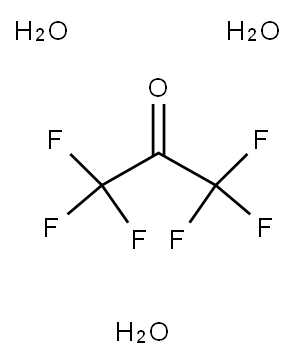 Hexafluoroacetone trihydrate Structure