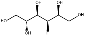 3-デオキシ-3-フルオロ-D-グルシトール 化学構造式