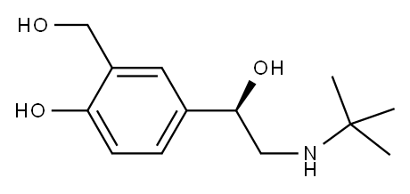 レボサルブタモール 化学構造式