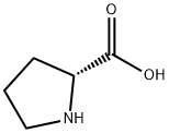 D-プロリン 化学構造式