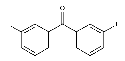3,3'-ジフルオロベンゾフェノン 化学構造式