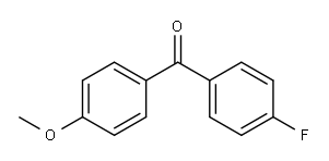 4-Fluoro-4'-methoxybenzophenone Structure