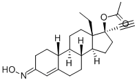 炔诺肟酯, 35189-28-7, 结构式