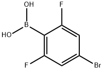 4-BROMO-2 6-DIFLUOROPHENYLBORONIC ACID Structure
