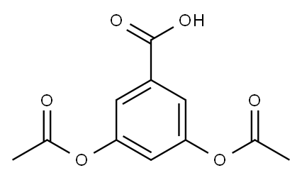 3,5-二乙酰氧基苯甲酸, 35354-29-1, 结构式