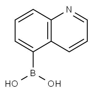 Quinoline-5-boronic acid Structure