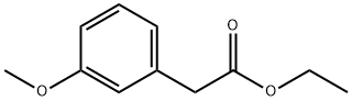 3-メトキシベンゼン酢酸エチル 化学構造式