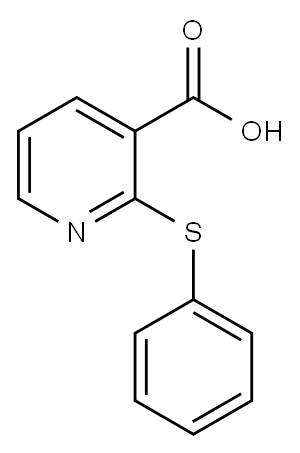 2-苯基硫代烟酸, 35620-72-5, 结构式