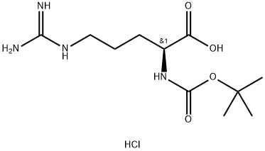 BOC-L-精氨酸盐酸盐, 35897-34-8, 结构式