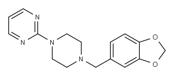 2-[4-(1,3-Benzodioxol-5-ylmethyl)piperazin-1-yl]pyrimidine price.