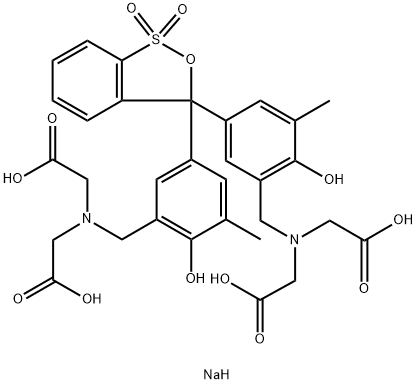 二甲酚橙四钠盐, 3618-43-7, 结构式