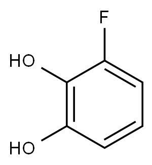 3-氟邻苯二酚, 363-52-0, 结构式