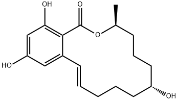 ALPHA-玉米赤霉烯醇, 36455-72-8, 结构式