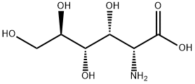 D-グルコサミン酸 化学構造式