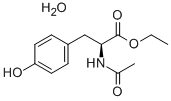 N-アセチル-L-チロシンエチルエステル一水和物 化学構造式