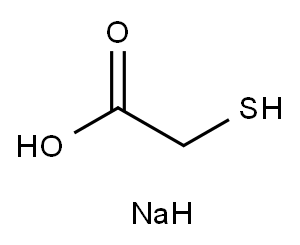 Sodium thioglycolate Structure