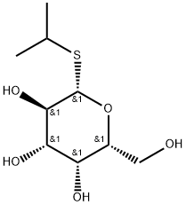 イソプロピル 1-チオ-β-D-ガラクトピラノシド 化学構造式