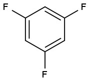 1,3,5-トリフルオロベンゼン 化学構造式