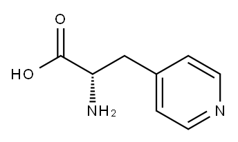 L-3-(4-吡啶基)-丙氨酸, 37535-49-2, 结构式